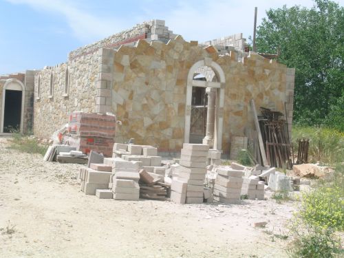 Chiesa Campestre N.S. di Talia - in fase di costruzione