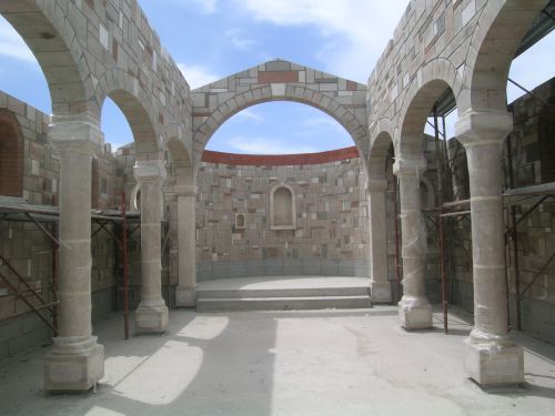 Chiesa Campestre N.S. di Talia - in fase di costruzione