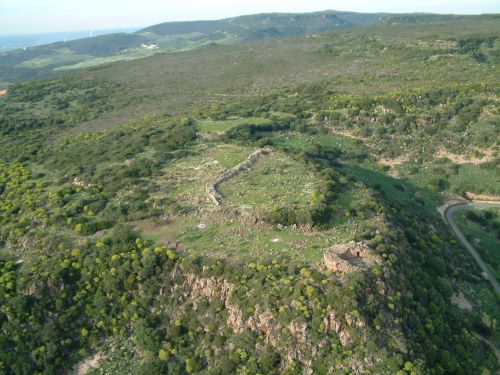 Complesso megalitico di Monte Baranta - Veduta aerea